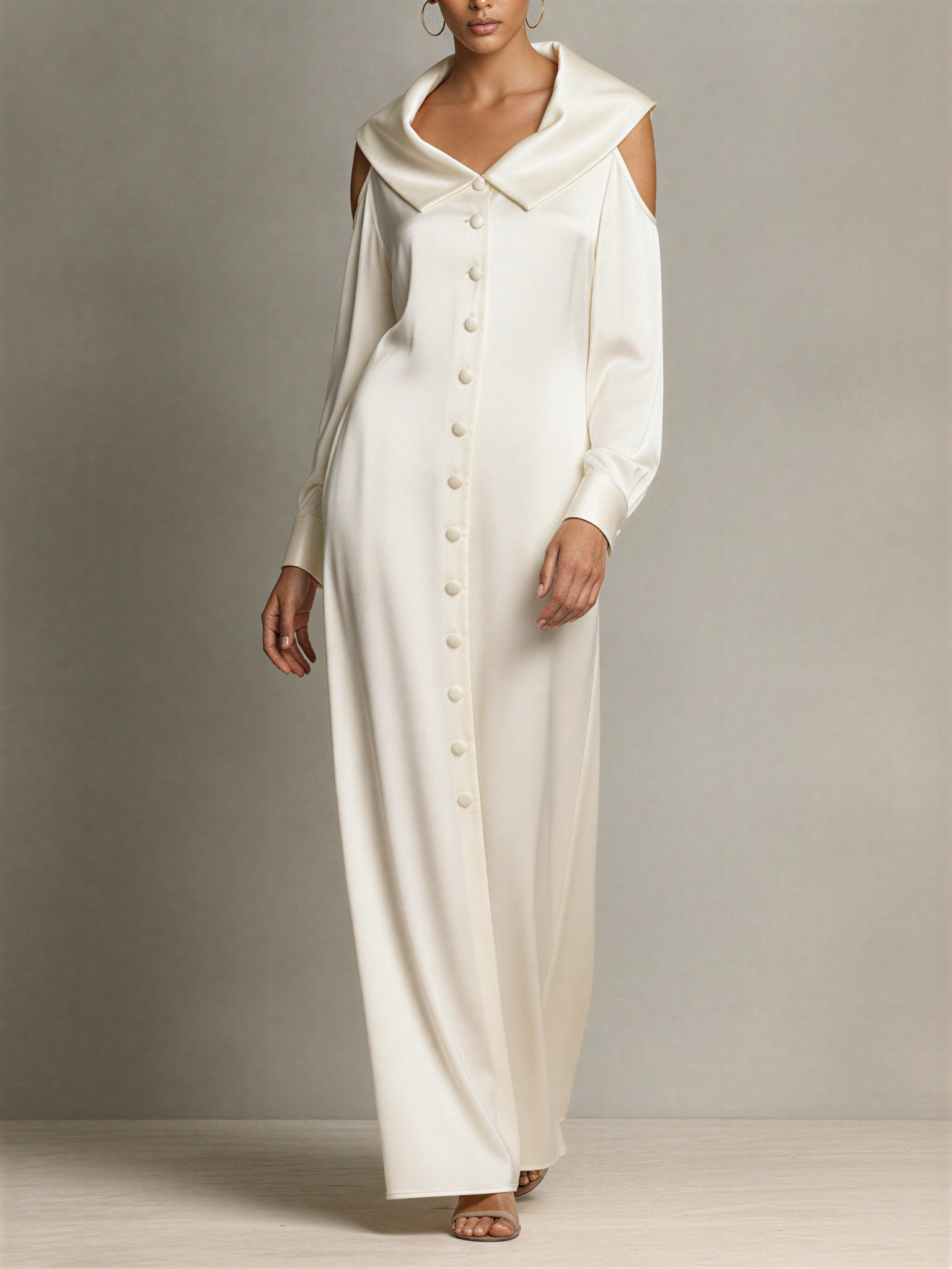 oversized satin shirt dress Women's Satin Shirtdresses