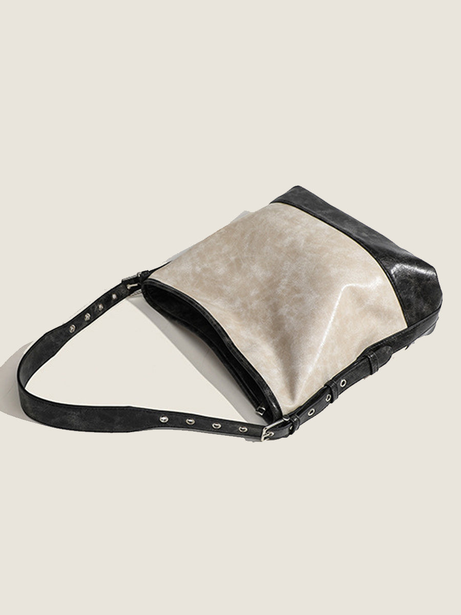 Women's Fashionable Color-block Handbag MDA0826H3Y