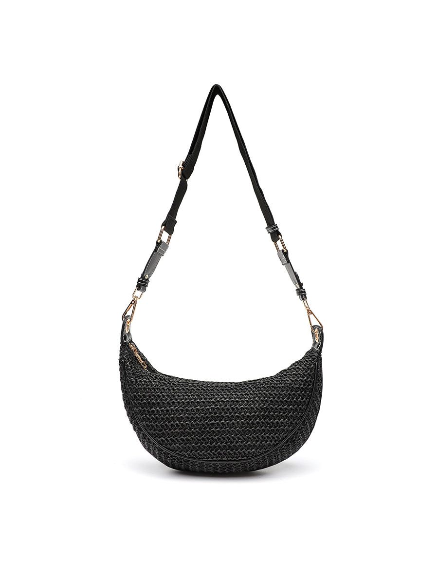 Women's Casual Shoulder Crossbody Bag Woven Underarm Bag MDA0444H5I