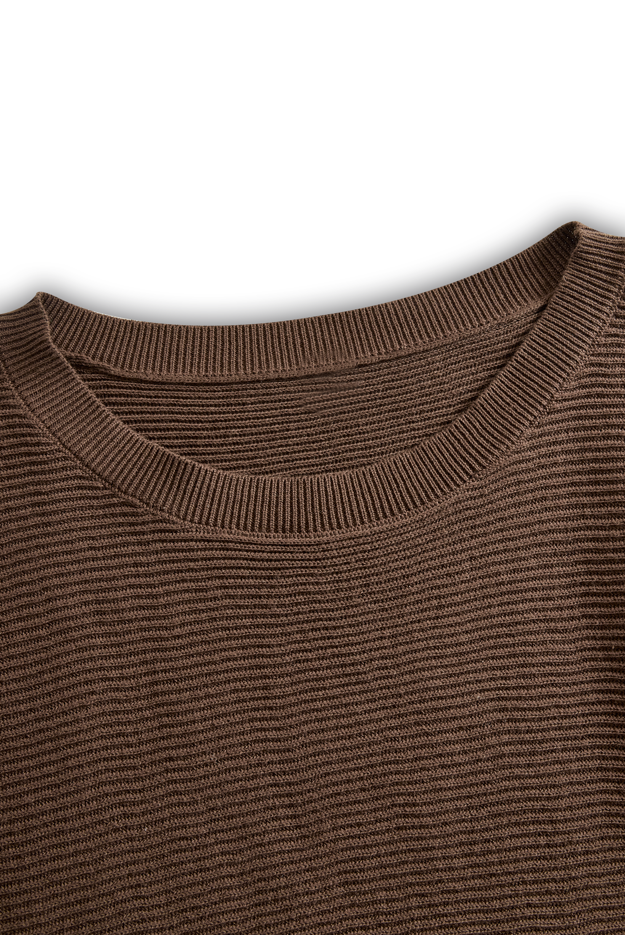 Women's Fashion Round Neck Knitted Sweater Skirt Set MDA0737H3Y