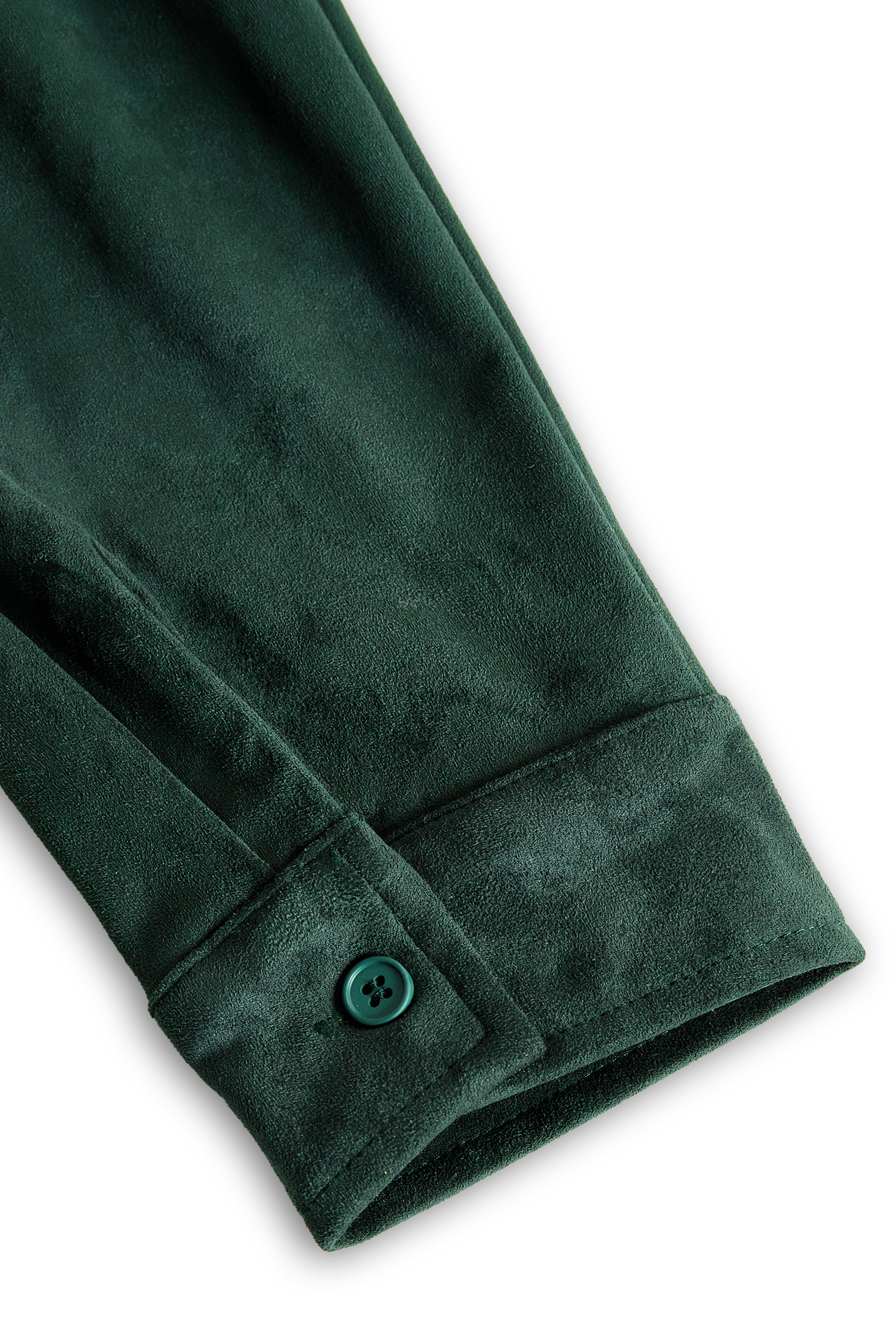 Women's Loose Suede Lapel Long Sleeve Midi Dress MDA1530H1Y