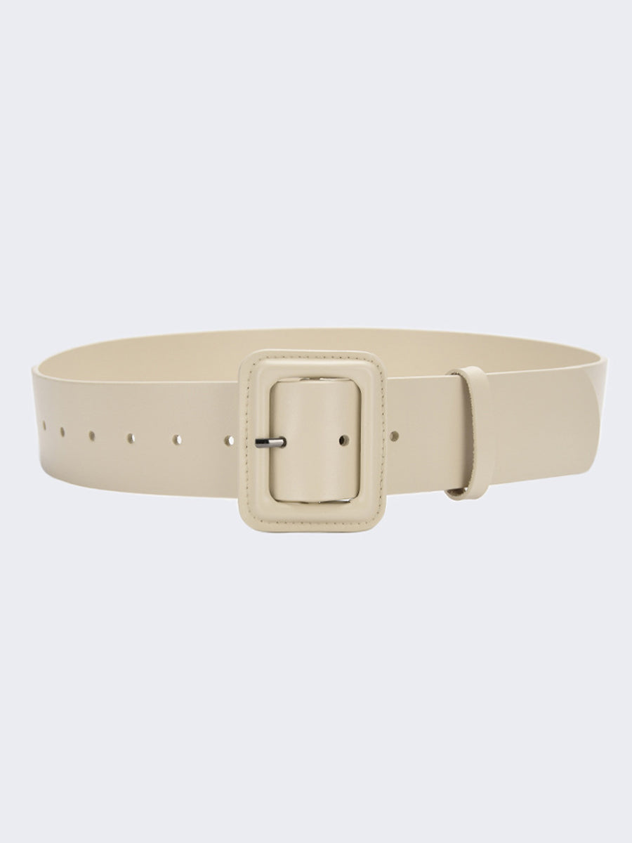 Women's Fashion Imitation Leather Solid Color Square Belt MDA0155H9Y