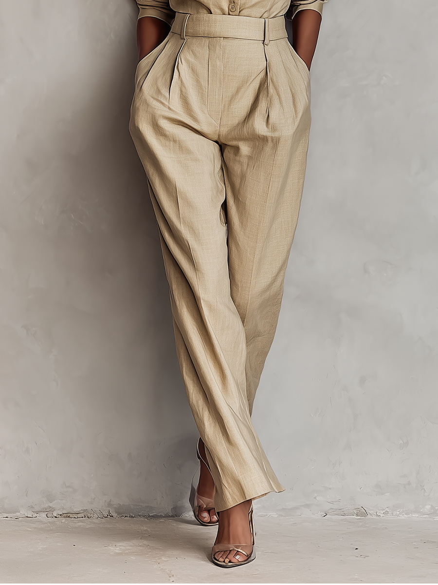 Women's Off-White Cotton Blend Western Cowboy Style Set MDA0128H8T