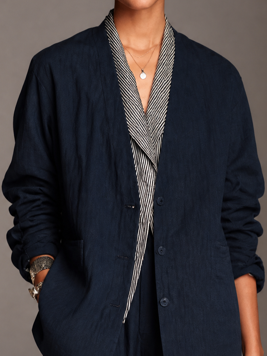 Women's Two-piece Commuter Style Lapel Coat MDZ2520H4GMJ