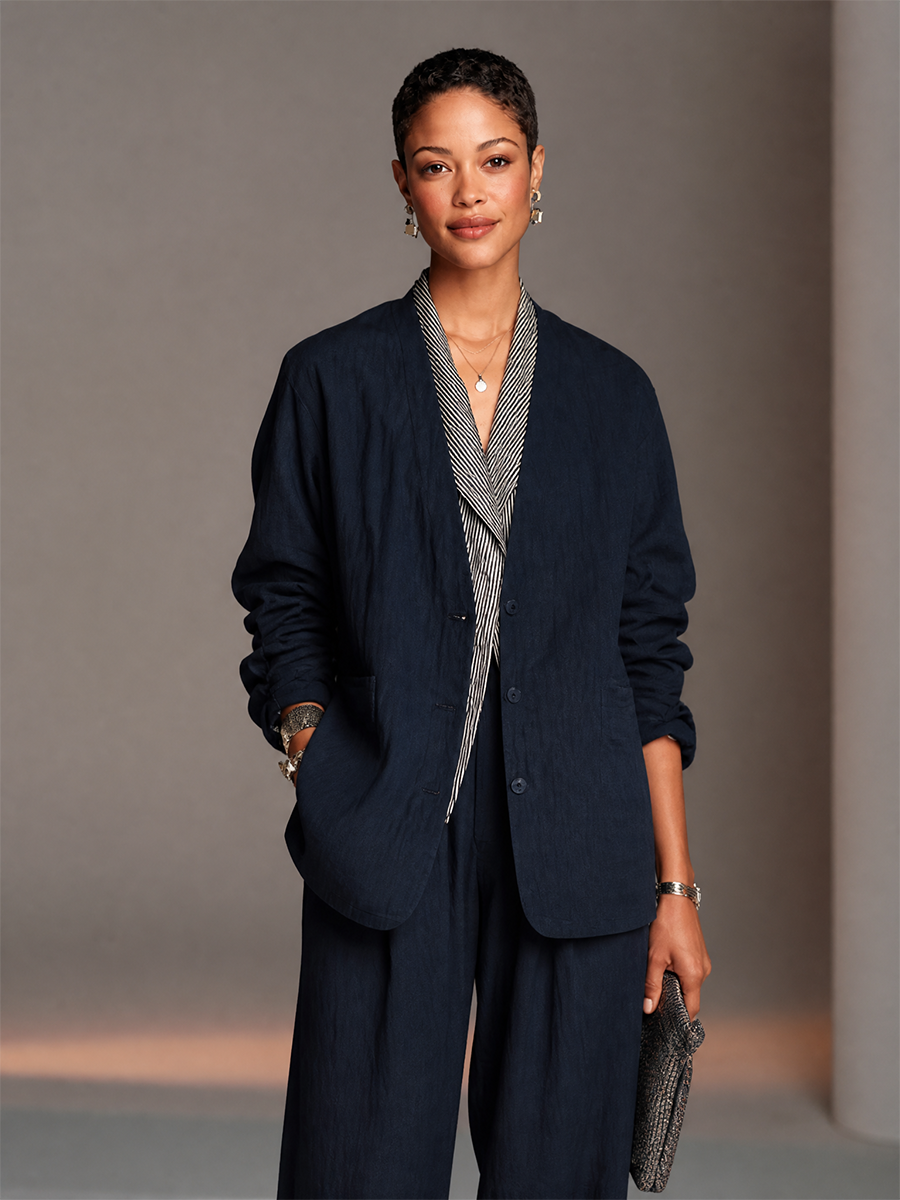 Women's Two-piece Commuter Style Lapel Coat MDZ2520H4GMJ