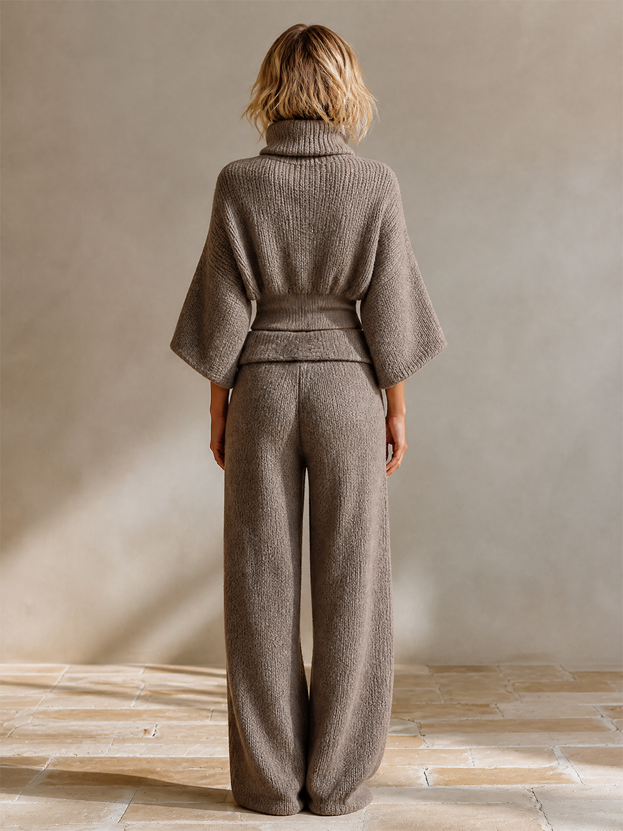 Women's Knit Casual Two‑Piece Set MDZ2808H2LYL