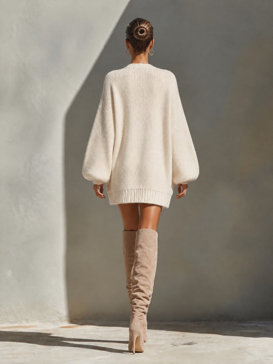 Women's Oversized Chunky Knit Cardigan with Pockets