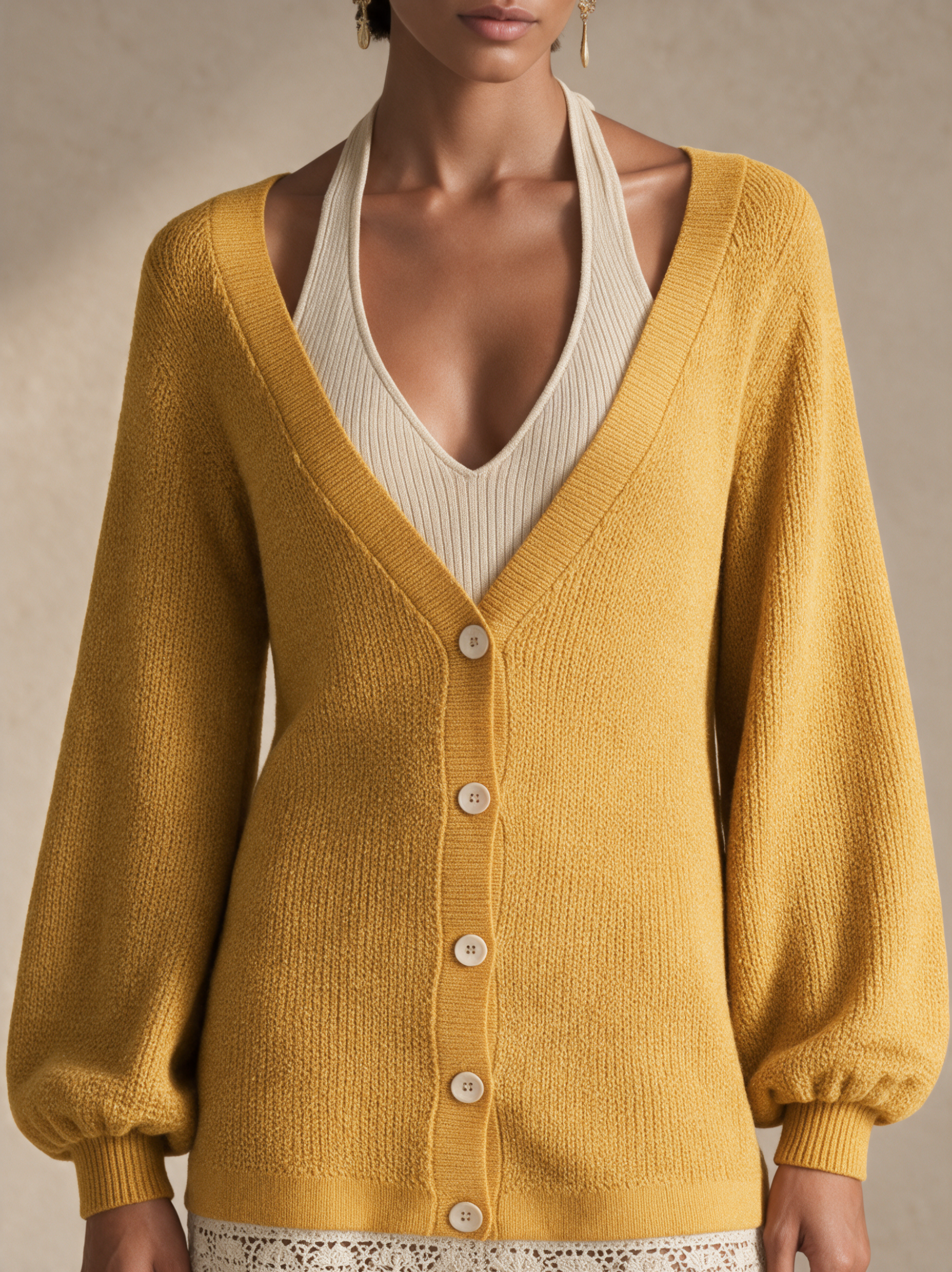 Women's Faux-Layered Color-Blocked Elegant Knit Mini Dress