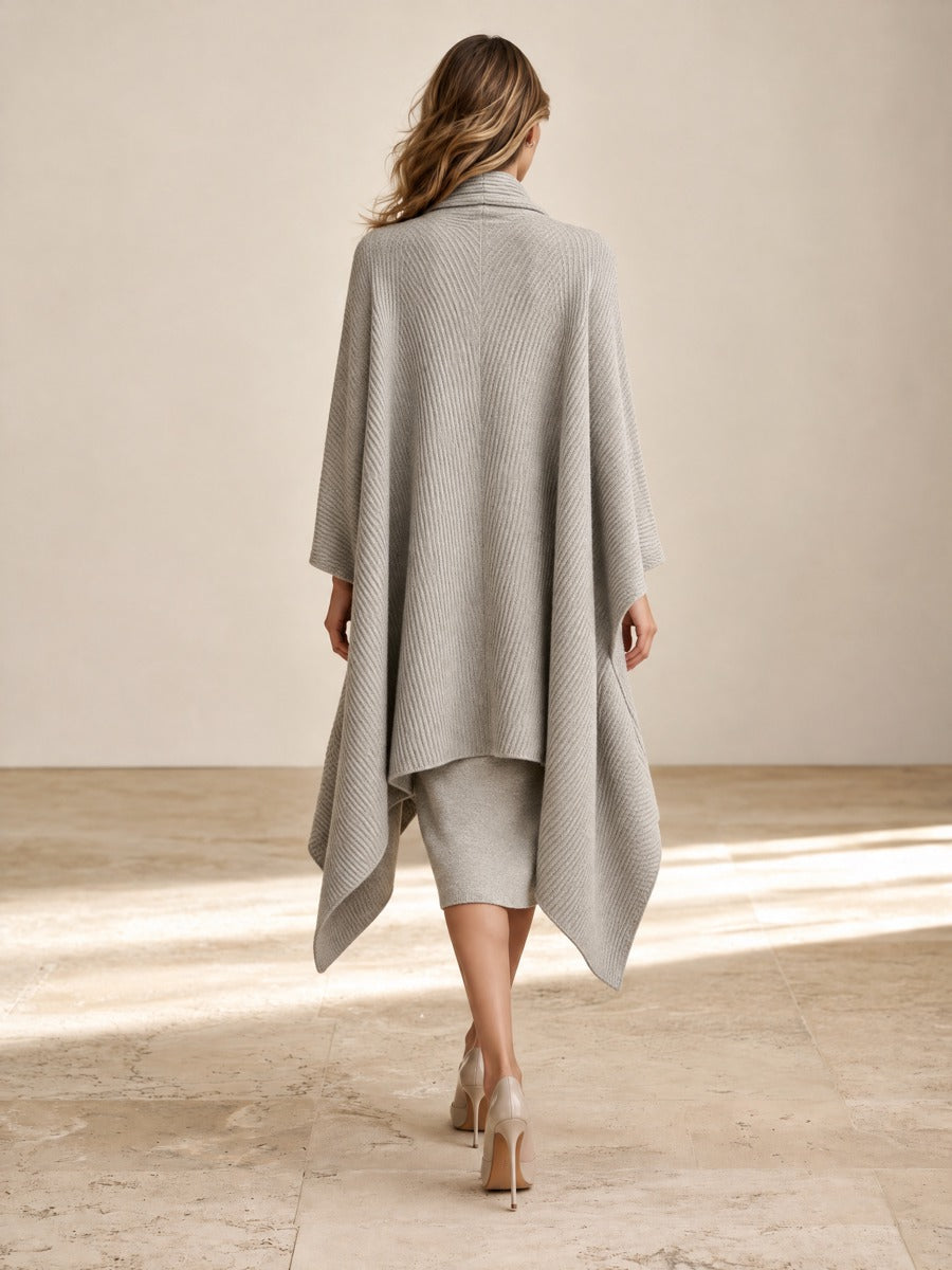 Women's Light Gray Knit Cardigan