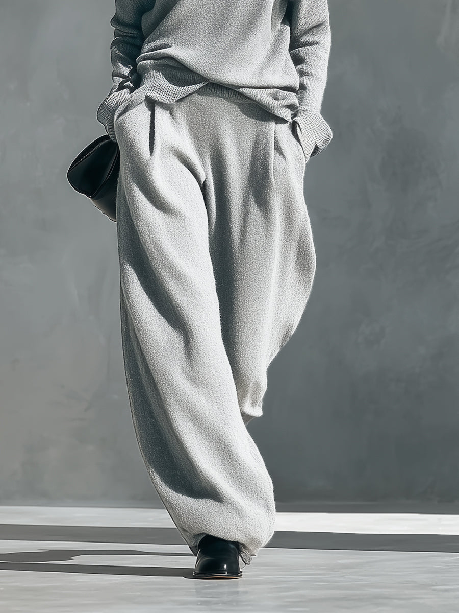 Women's One-shoulder Cut-out Modern Knit-Blend Set MDA2539G2I