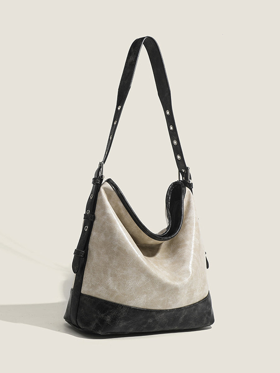 Women's Fashionable Color-block Handbag MDA0826H3Y