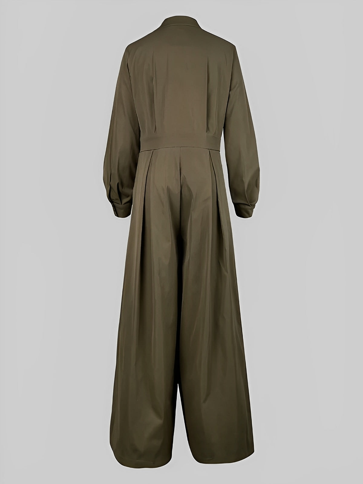 Women's Long Sleeve Waist Jumpsuit (Without Belt) MDA2270G3T