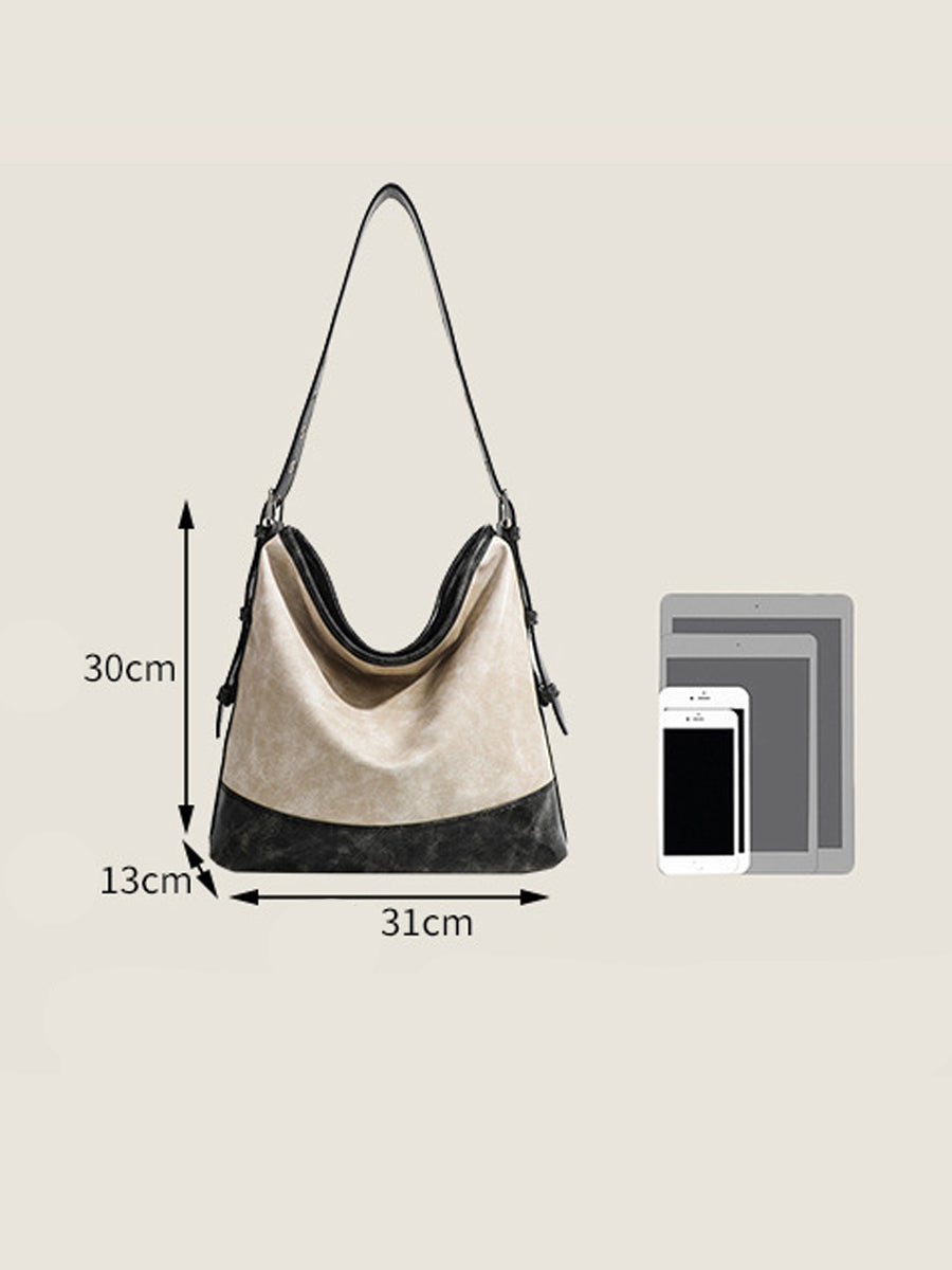 Women's Fashionable Color-block Handbag MDA0826H3Y
