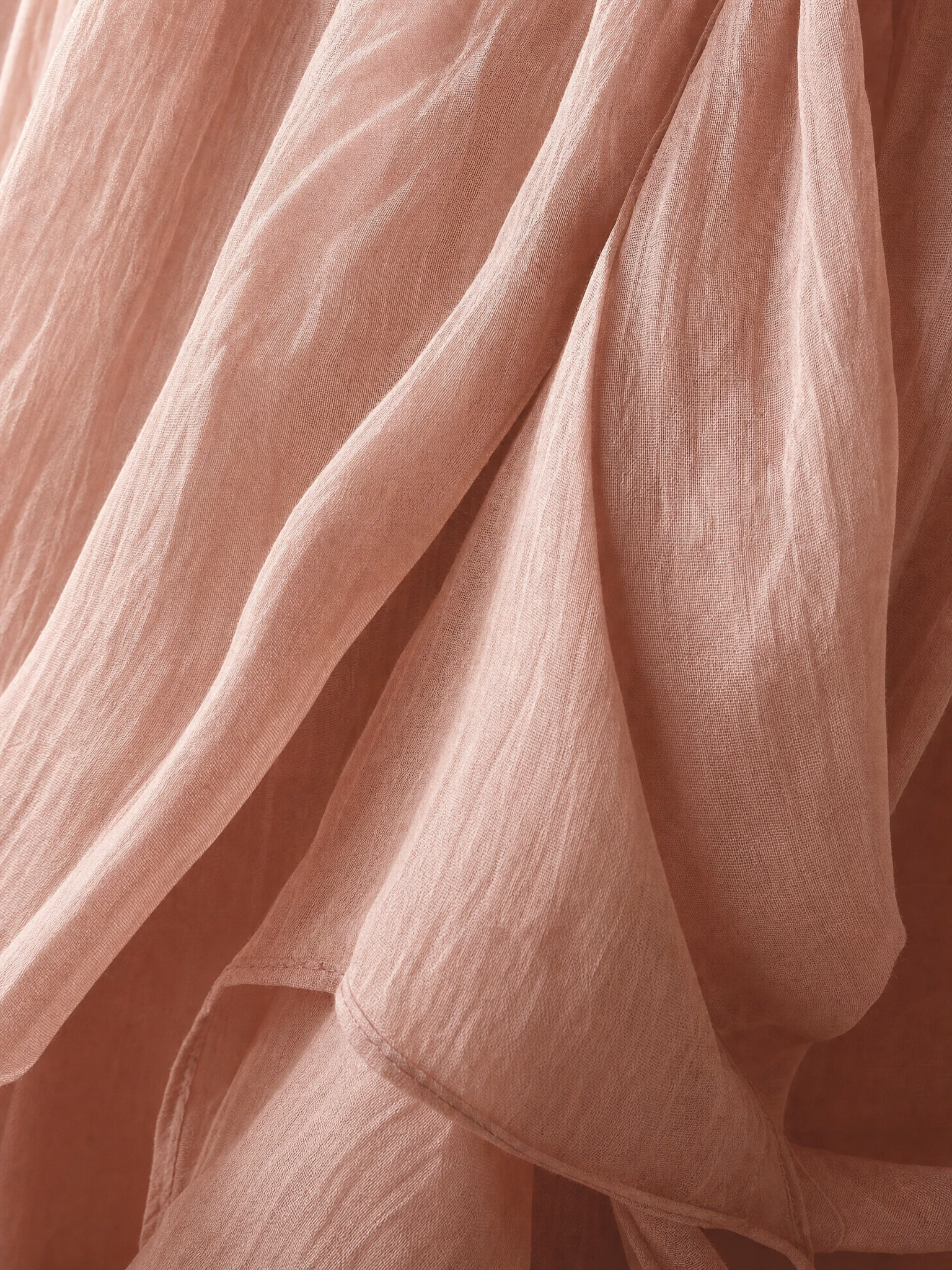 Women's Elegant Pink Cotton-Linen One-Shoulder Sleeveless Maxi Dress MDZ0829E1LXY