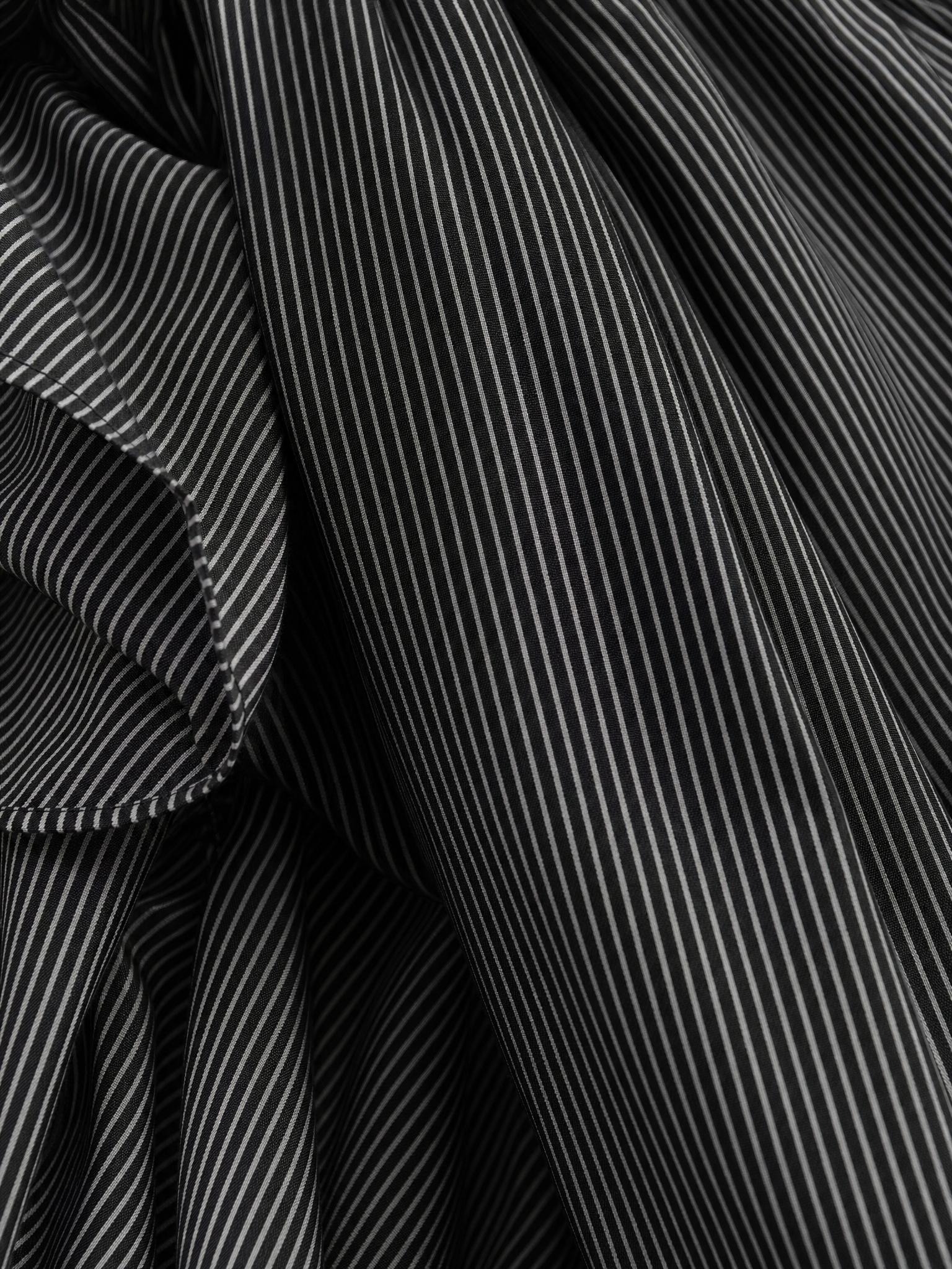 Women's Minimalist Striped Lapel Sleeveless Maxi Dress MDZ1099D5Y