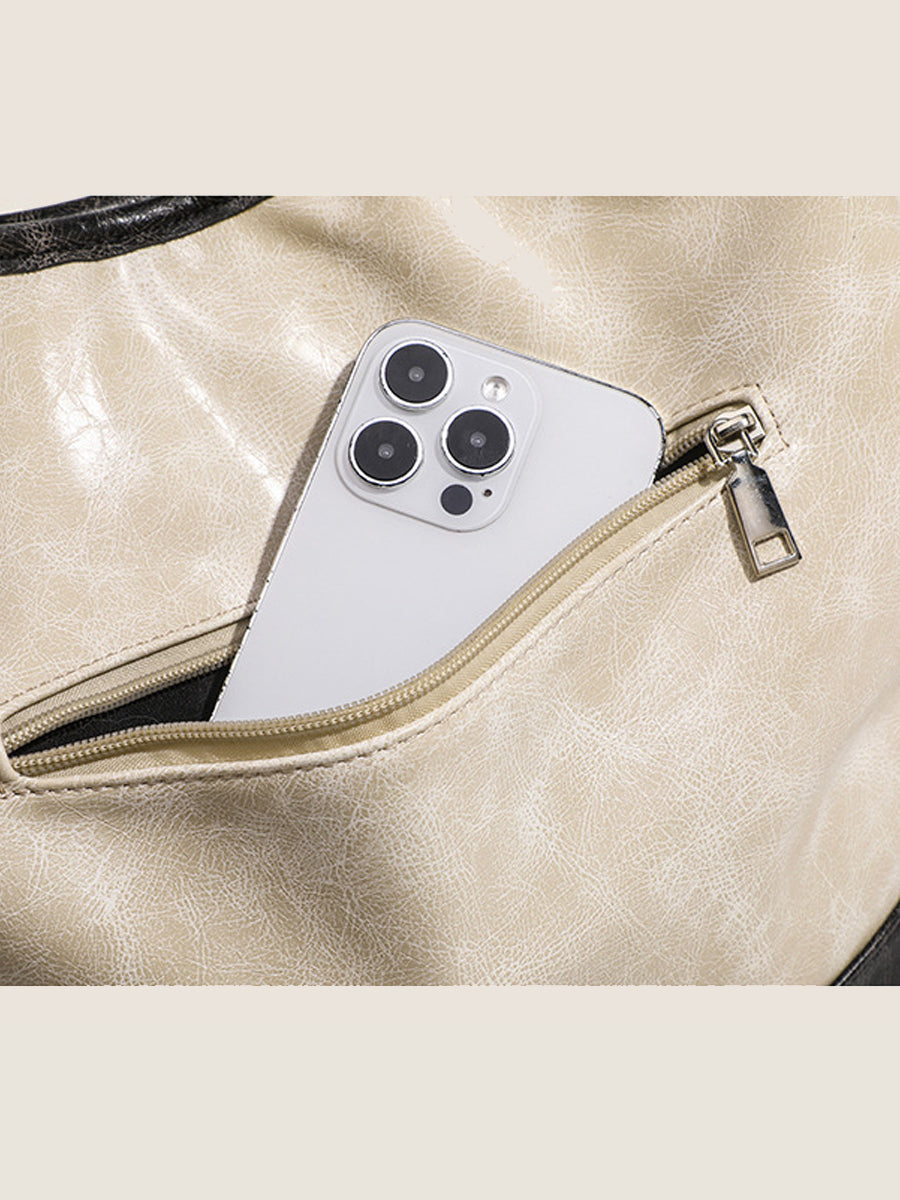 Women's Fashionable Color-block Handbag MDA0826H3Y